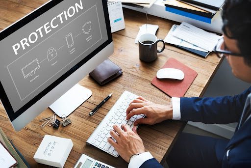 Legal website professional ensuring website protection with security software