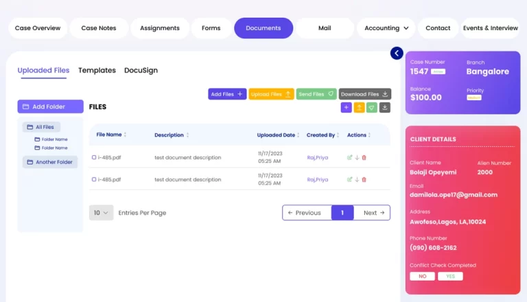 Legal and case management Software for lawyers In united states.