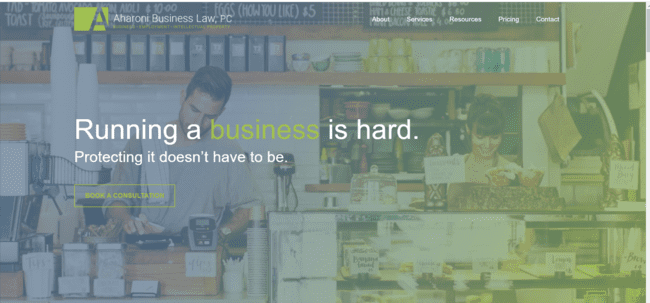 Effortless Legal Protection for Business Owners - Aharoni Business Law's Homepage