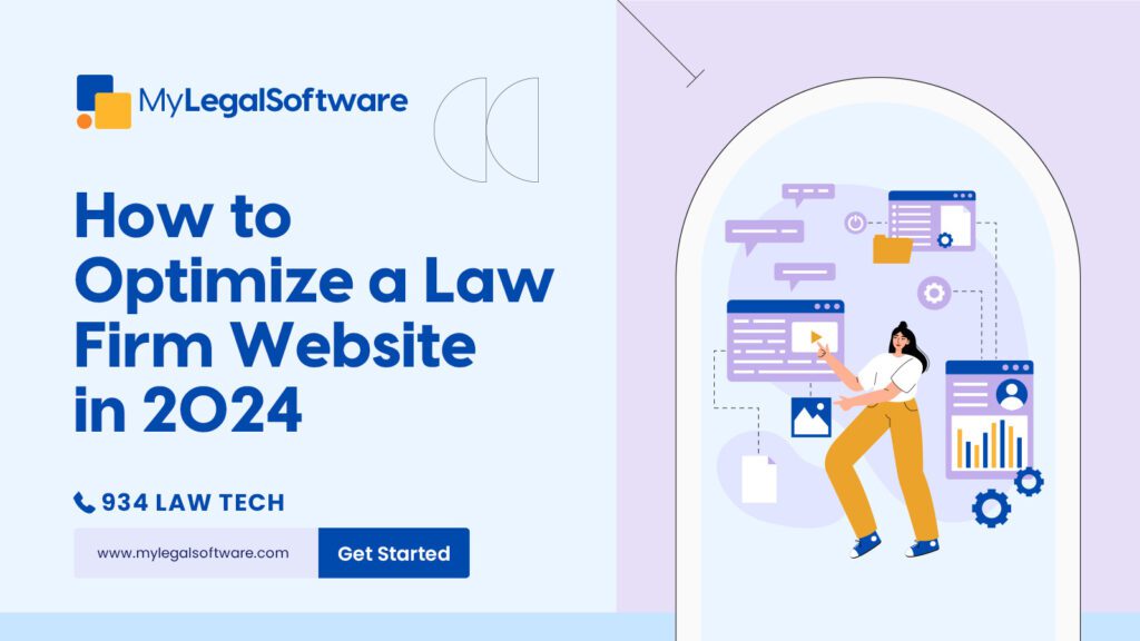 Blog Post cover image of how to optimize a low firm website in 2024