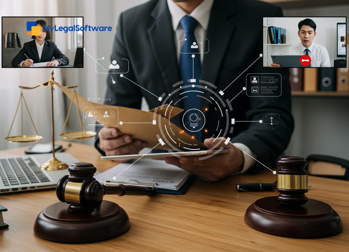 Law firm operations, case management software, document management system