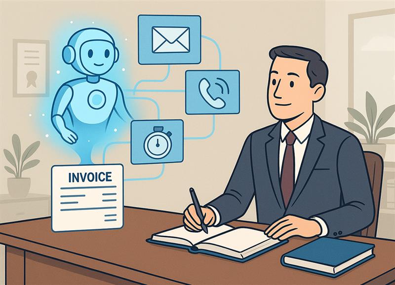 Let AI handle the clock—so you can focus on your clients.
