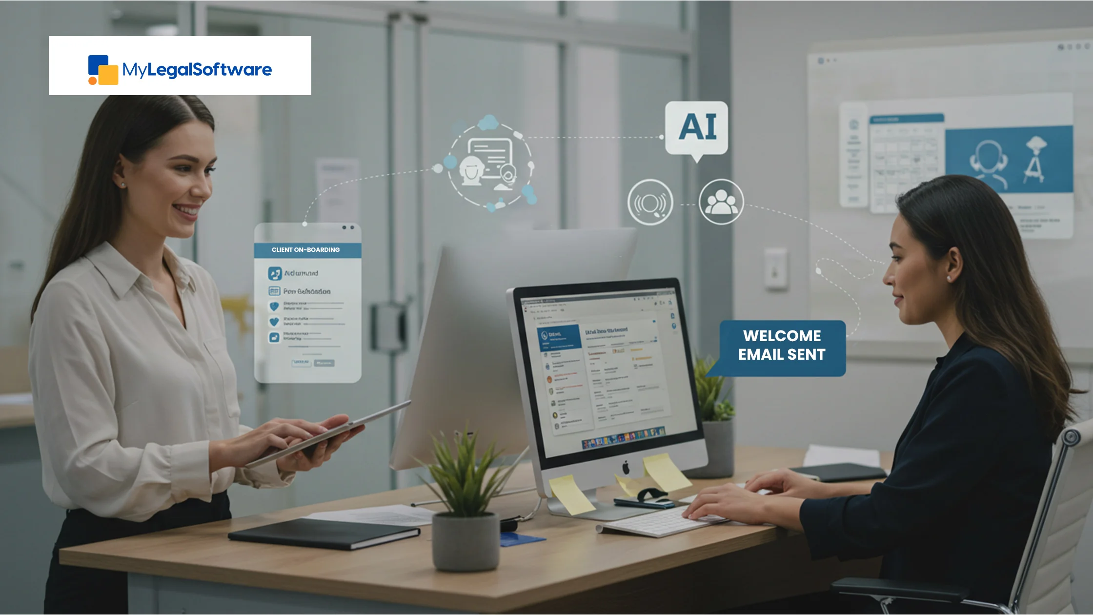 Empower your law firm with automation, from intake to scheduling.