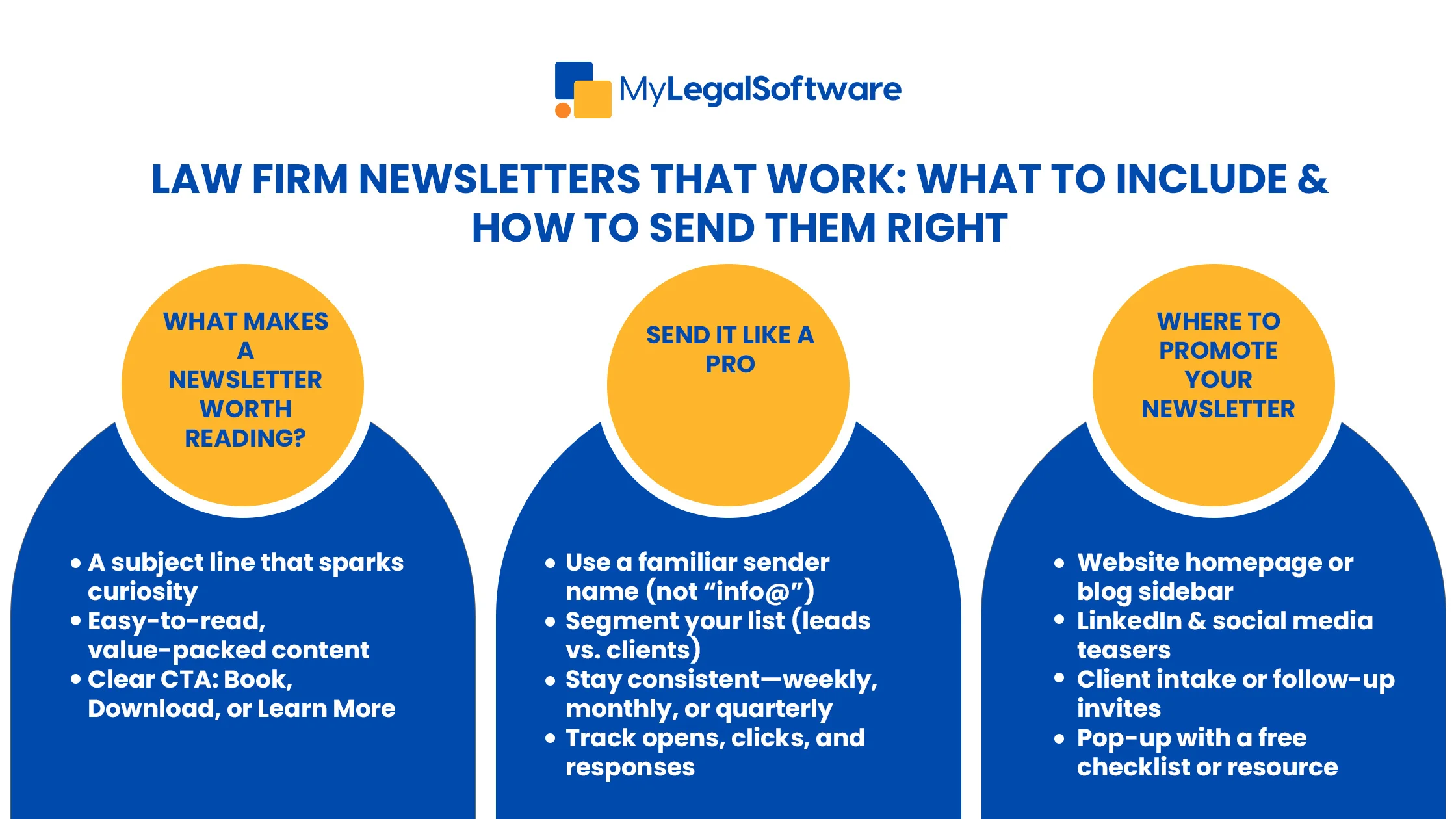 Law Firm Email Newsletter Best Practices to Educate, Engage, and Convert.