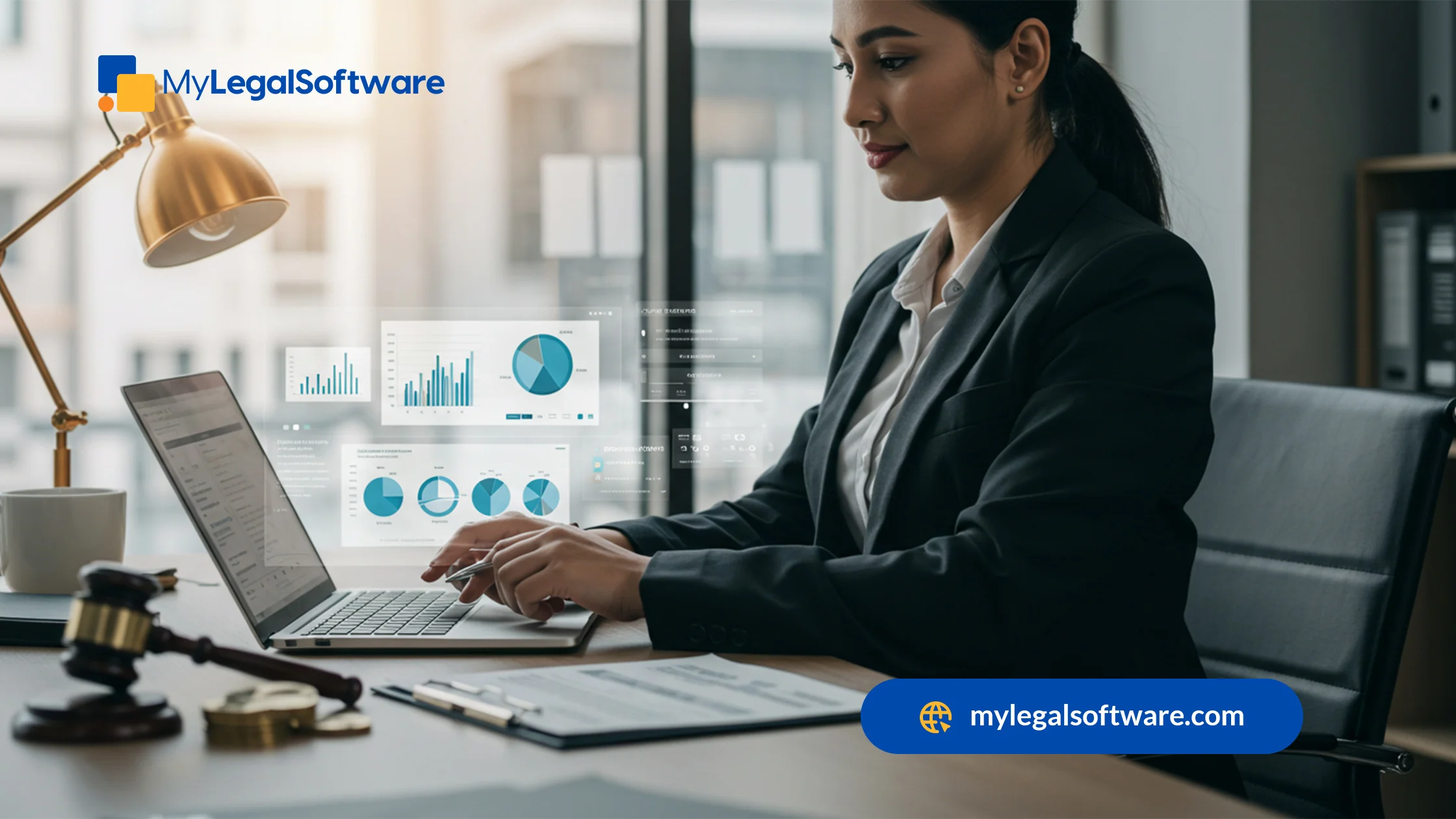 Efficient financial management is achieved using law firm expense report software.