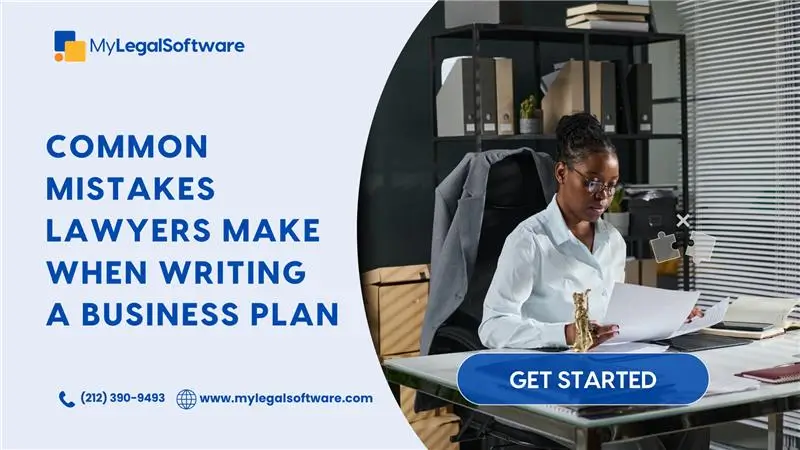 common mistakes lawyer make when writing a business plan