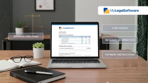 Law firm invoice