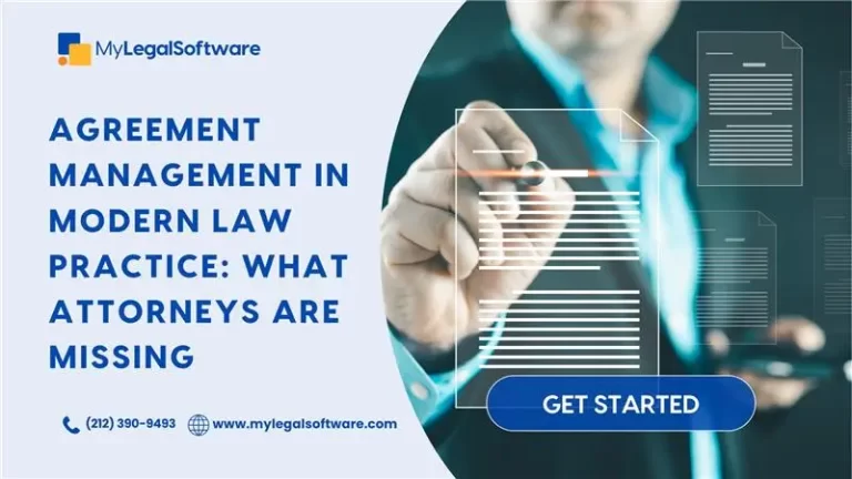 Agreement management in modern law practice